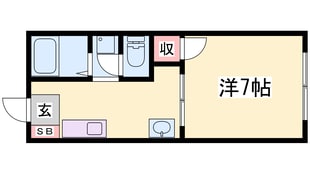 ルシエール平野C棟の物件間取画像